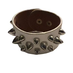 White Spike Bracelet New